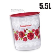 Tupperware Royal Red Rose One Touch Maxi Canister (1) 5.5L