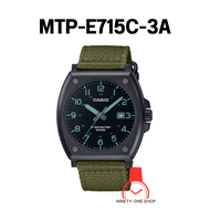 CASIO นาฬิกาข้อมือผู้ชาย ของแท้ 100% MTP-E715C-3A MTP-E715C-8A MTP-E715D-1A MTP-E715D-7A MTP-E715L-1