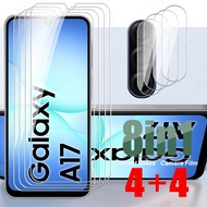 Samung A17 A16 A26 A36 A56 Glass 8in1 Tempered Glass Screen Protector For Samsung Galaxy A17 A56 A36