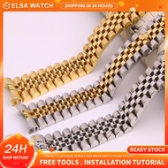 Adapted for rolex watch strap 13mm 17mm 20mm 21mm stainless strap fo Datejust watch strap