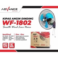 Kipas Angin Dinding Advance WF-1802 body besi baling besi