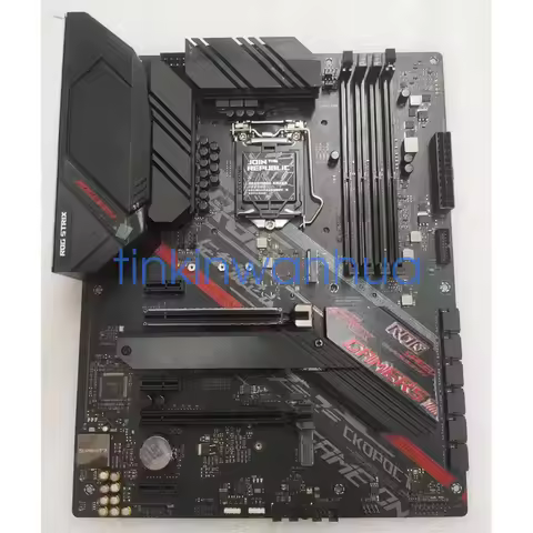 used For ASUS ROG STRIX B460-H GAMING LGA1200 DDR4 2×M.2 6×SATA3 ATX Motherboard.