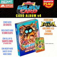 BoBoiBoy Monsta Galaxy Card Trading Kad Album for Pek Blazing Frost Mecha Strike Techno Breaker Cycl