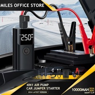 4 IN 1 Jump Starter powerbank jumper with pump tyre car jumper power bank jumper kereta10000mAh 12V 