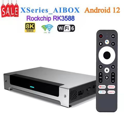 XSeries_AIBOX TV BOX 8GB RAM 64GB ROM Rockchip RK3588 Wifi6 BT5.X 8K Android 12 Media Player Set Top