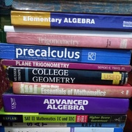 Math Books Trigonometry Algebra Geometry, Statistics