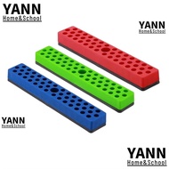 YANN Screwdriver Bit Storage Organizer, 43 Holes Solid Color Magnetic Hex Bit Holder Organizer, Prof