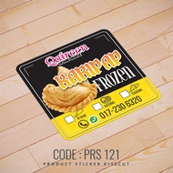STICKER KARIPAP. STICKER FROZEN FOOD KARIPAP FROZEN STIKER MAKANAN FROZEN