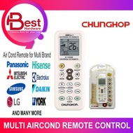 BEST HARDWARE - Universal Aircond Remote Control 100% Original ( CHUNGHOP ) 1000 in 1 Daikin / York / Acson / Panasonic.