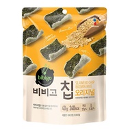 [CJ] Bibigo Seaweed Crispy Chip Original Brown Rice Korean Snack Food 40g x 2ea