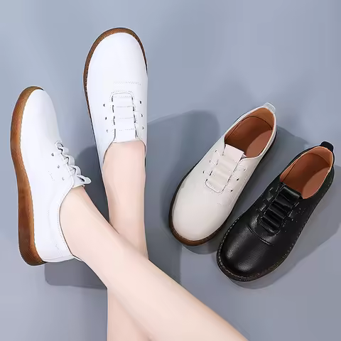 Urban All Match Ladies Loafers Light Breathable Construction, Minimal Outline Perfect for Commute an