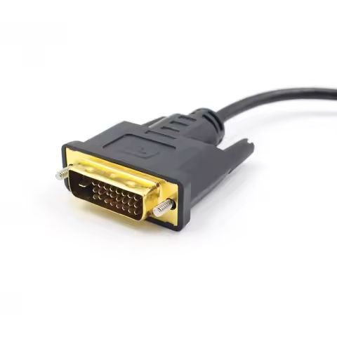 DVI To VGA DVI-D DVI To VGA Adapter VGA Output DVI Input DVI-D DVI To VGA Converter 24+1 DVI with Ch
