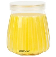 Combo 06 Hũ thủy tinh sọc 100ml 200ml đựng sữa chua làm bánh plan yến