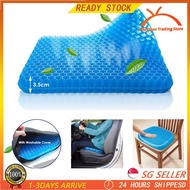 Cooling Egg Sitter Honeycomb Car Seat Cushion Breathable Soft Silicone Cushion Gel Sitter Flex Seat Cushion凝胶软坐垫冰凉软坐垫 蜂窝