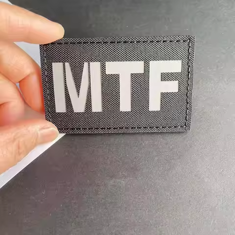 MTF Emblem Mobile Task Forces Foundation SCP Patches with Hook and Loop,Reflective Military Stickers