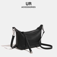 Nb nb nb UR Shoulder Bag Simple Lunch Box Bag 2025 New Style Ladies Street Feel Messenger Pillow Bag