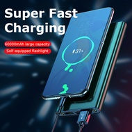 60000mAh Sausando  Power Bank Ultra-High Capacity Portable