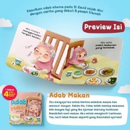 My Firts Book of Manners (Contains 4 Books) - Illustrated Book for 1 Year Old Children, Thick Cover 