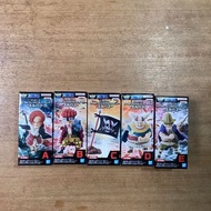 【全新未拆封】☆香克斯、基德、紅髮海賊團海賊旗、布洛基、多利☆《航海王 ONE PIECE》World Collectable Figure（WCF）艾爾帕布篇 5 種套組 ★新品