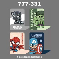 Gg Book End Series 777 (1 set/2 pcs)/Iron Book Barrier/Book Support/Book Back