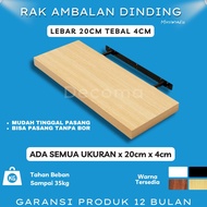 Minimalist Wall Shelf Decorative Wooden Floating Drawer Wall Shelf Size 6cm 8cm 1cm 12cm 15cm Width 