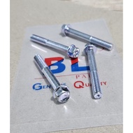 MESIN (pack of 10 - 50 pcs) M6x45 Engine Block Bolts 8 Keys 4.5cm long Original Coak M6 Bolt Screw