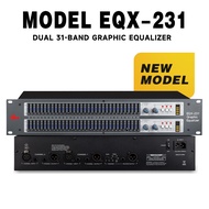 DBX EQX231 professional equalizer stage performance with independent subwoofer output interface equa