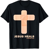Jesus Heals Kids T-Shirt - Christian Faith Healing Bible Verses 1 Peter 2 T-Shirt