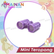 mainan edukasi anak traditional outdoor game teleskop teropong - teropong ungu