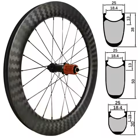 20Inch 406 451Carbon Wheel Birdy Folding BMX Bike Wheelset Clincher Tubeless V Disc Brake 25 30mm Wi