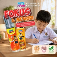 TOTSNFUN FOKID  ZEST SCENT MINYAK AROMATHERAPY ANAK FOKUS BELAJAR & TENANG - ESSENTIAL OIL - WANGIAN