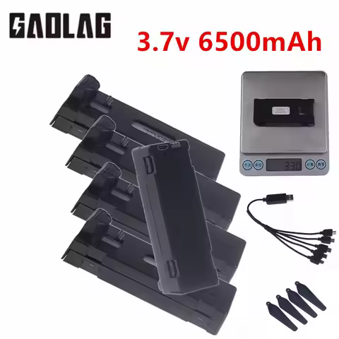 For E88 Battery Rechargeable Battery 3.7V 6500mAh For RC Drone E88 E88PRO E88EVO E525 E99 P1 Li-po B