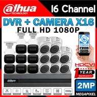 DAHUA 16-CHANNEL 2MP DVR + Camera Package Full HD 1080P CCTV 2.0MP 16CH P2P Support Online Viewing