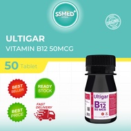 ULTIGAR VITAMIN B12 50 mcg CONTENTS 50 & 100 tablet - HEALTH SUPPLEMENT