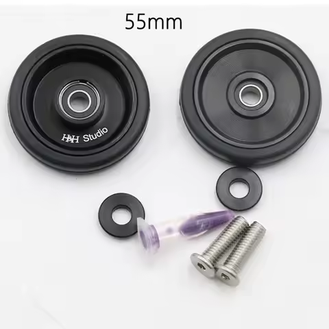 H&H 55mm easywheel for folding bike aluminum alloy CNC bicycle easy wheel EZ for Brompton