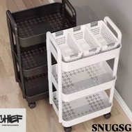 [MEGA WAREHOUSE CLEARANCE] SNUSG MULTIPURPOSE 3 4 5 TIER TROLLEY KITCHEN CART