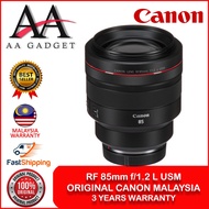 Canon RF 85mm f1.2 L USM RF85MM Ship from Malaysia (Original Canon Malaysia)