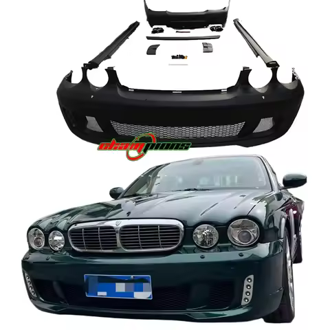 High quality WD style body kit for Jaguar XJ8 XJ6 before and after bumper side skirt spoiler auto pa