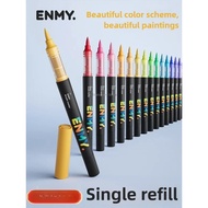 1PC ENMY Direct Liquid Acrylic Markers Soft Tip Non-Transparent Art Markers School Stationery
