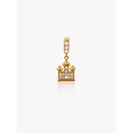 916 Gold Castle Charm