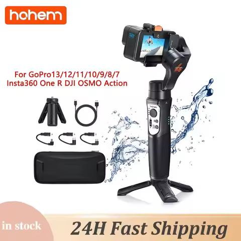 Hohem iSteady Pro 4 Gimbal Stabilizer for GoPro 11 12 13 Action Camera 3-Axis Handheld Gimbal Gopro