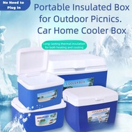 Outdoor Picnic 10 Liter Cooler Box Camping Fridge Insulation Box Hone Car Storage Small Refrigerator