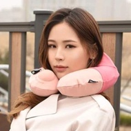 瑞士Travelmall 3D 專利按壓式充氣頸枕 - 粉紅色