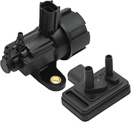 4U7Z-9J460-AA EGR Vacuum Solenoid Valve and DPFE Pressure Sensor, Replacement for Lincoln Town Car, 