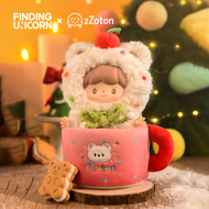 FINDING UNICORN Winter Cream zZoton Vinyl Hanging Card