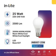 25W Inlite LED Bulb 25W 3000K Yellow Lamp 25 Watt In Lite Bulb Yellow Warm White