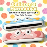 Cute Beginner Harmonica Kids 16-Hole Education Musical