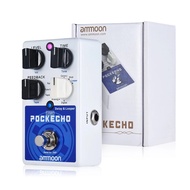 [LIS1] ammoon POCKECHO Delay & Looper Guitar Effect Pedal 8 Effects Max. 300s Loop Time Tap Tempo Fu