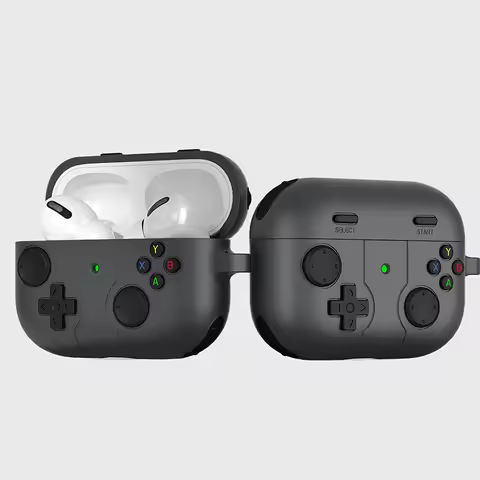 Cartoon Game Case For AirPods Pro 2 Cover Shockproof Protective Anti-fall Waterproof Case with Hook 