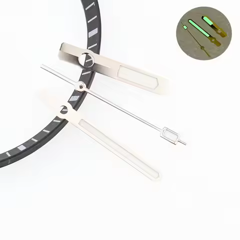 62Mas Silver Gold Rose Aiguille NH35 Hands Diver Needles C3 Lumen Pointer Watches Replacement Part